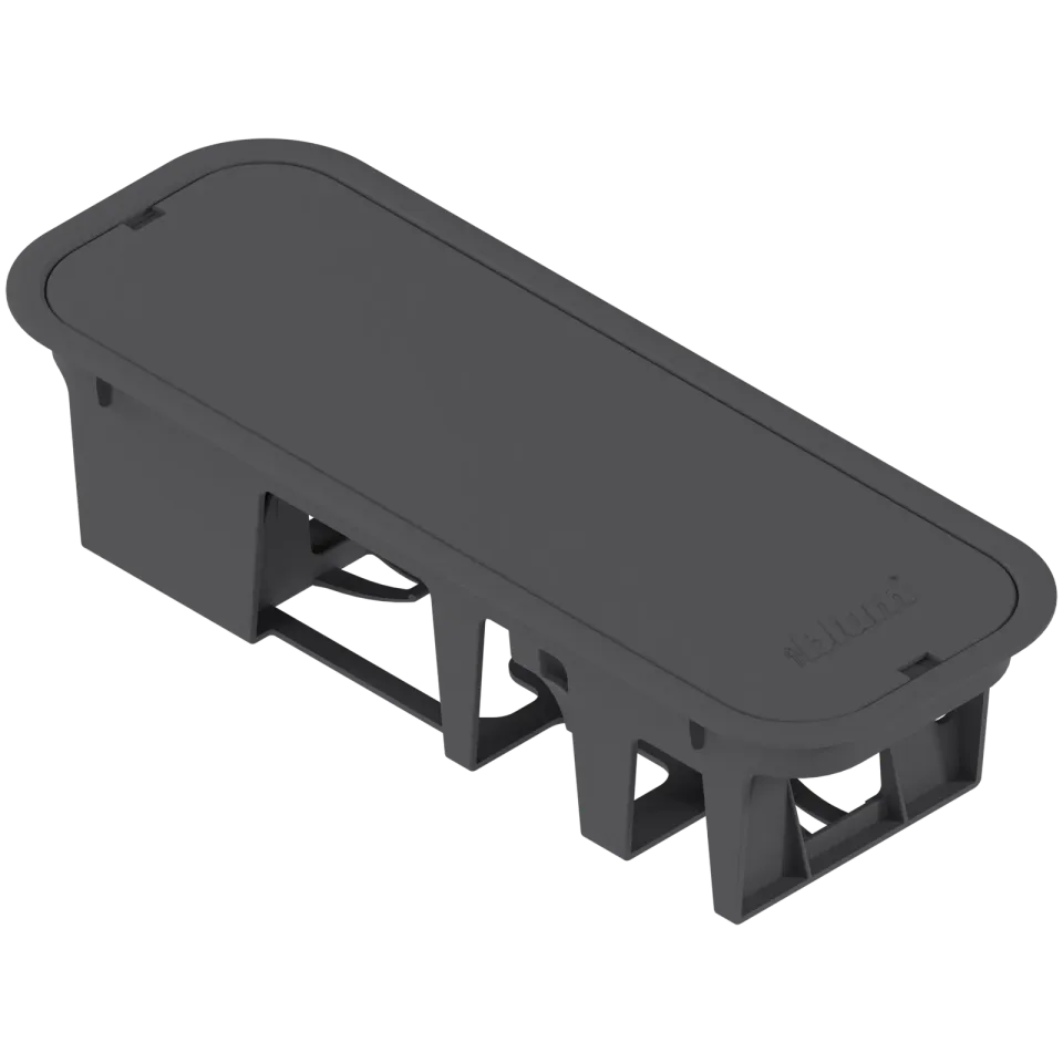 Кріплення блока живлення SERVO-DRIVE, монтаж до дна, темно-сірий