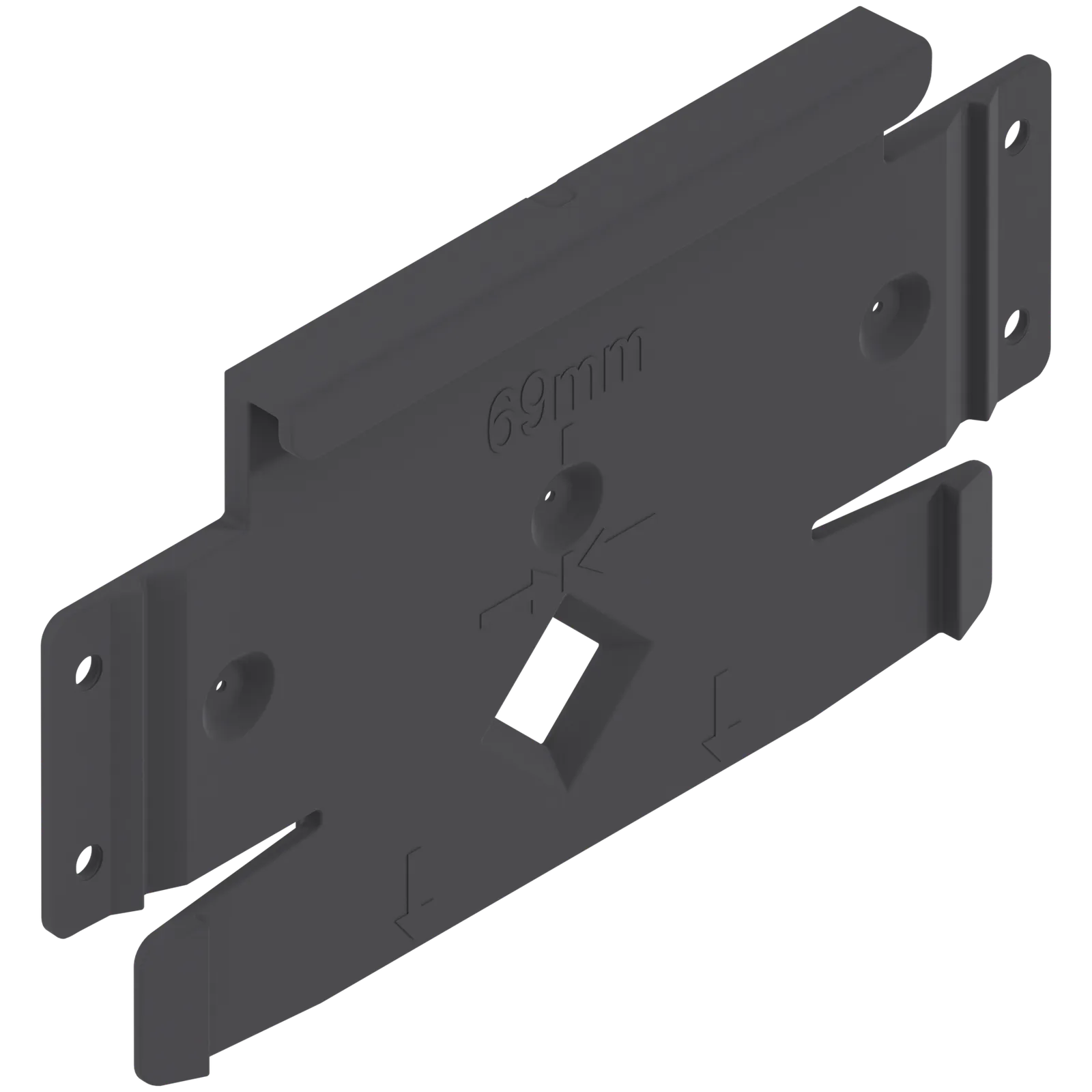 SERVO-DRIVE flex додаткова монтажна планка для холодильників, морозильних камер і посудомийних машин, темно-сірий - 2