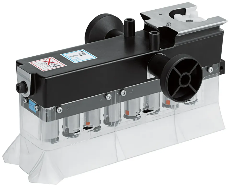Свердлильна головка для MINIPRESS PRO, для MINIPRESS top, для PRO-CENTER (від AA), кількість шпинделів 8, Заглушка швидкознімного патрона, із швидкозмінними патронами, Кріплення фасаду, напрямних