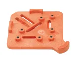 Шаблон для SPACE CORNER із SYNCROMOTION, для SPACE-CORNER із SYNCROMOTION, для Z33 SYNCROMOTION- і кутових корпусів, оранжевий